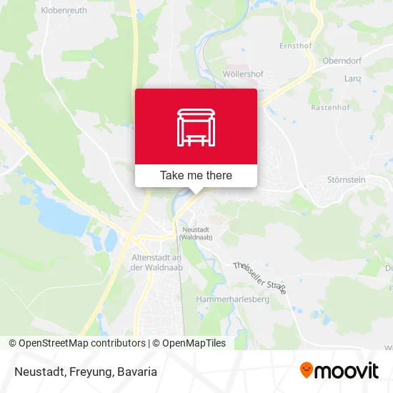 Карта Neustadt, Freyung
