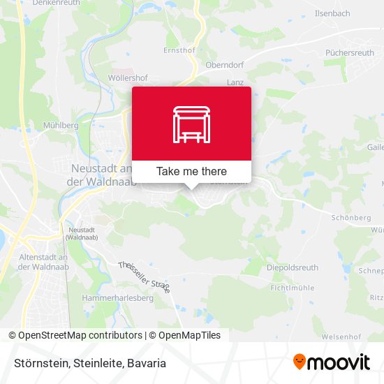 Störnstein, Steinleite map