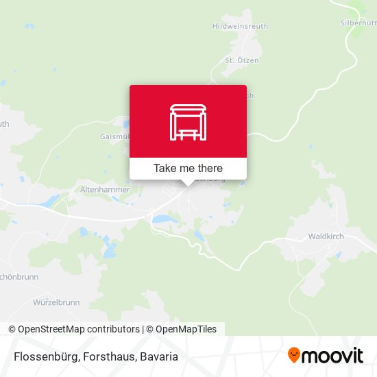Flossenbürg, Forsthaus map