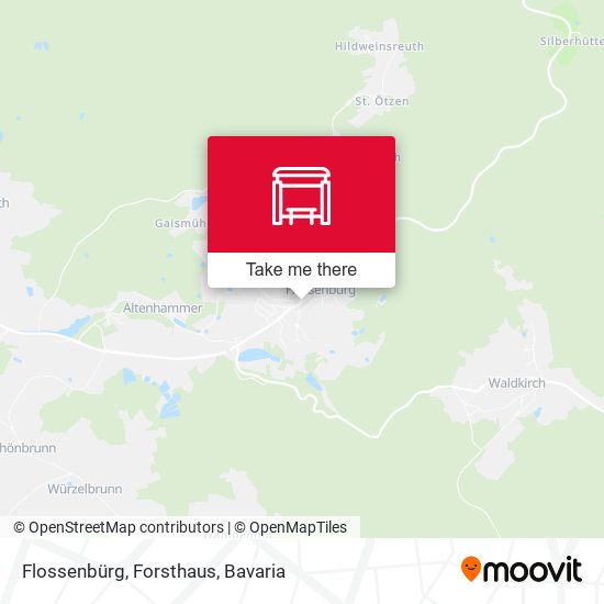 Flossenbürg, Forsthaus map