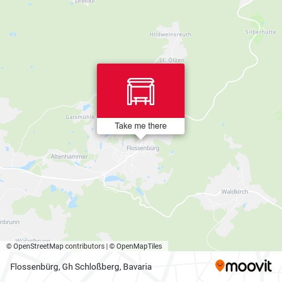 Flossenbürg, Gh Schloßberg map
