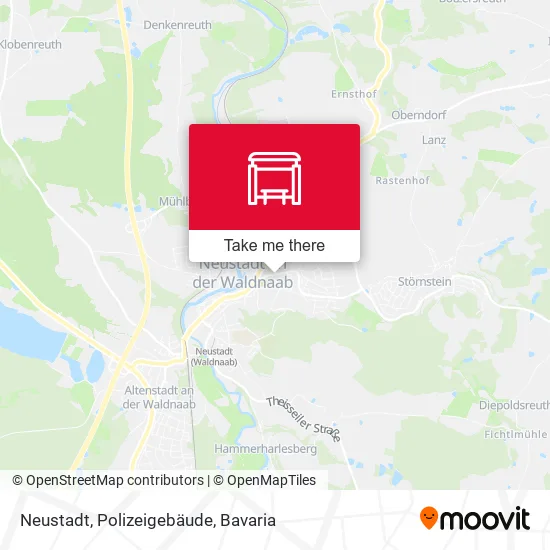 Карта Neustadt, Polizeigebäude
