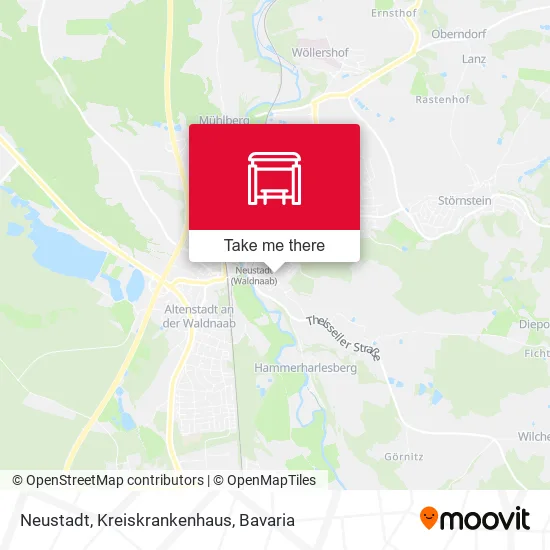 Карта Neustadt, Kreiskrankenhaus