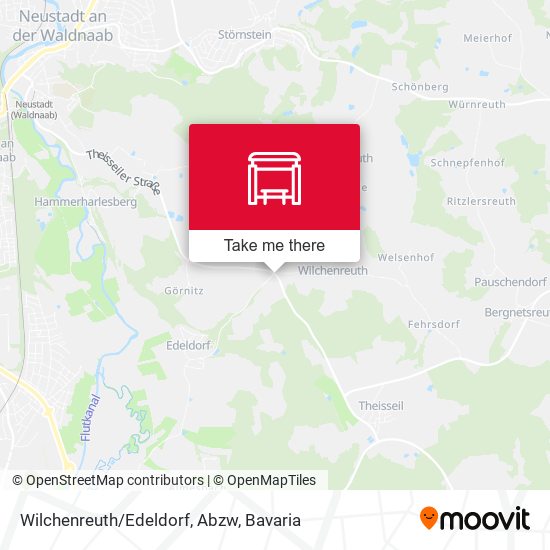 Wilchenreuth/Edeldorf, Abzw map