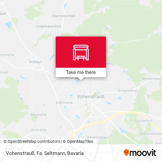 Карта Vohenstrauß, Fa. Seltmann