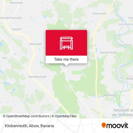 Карта Klobenreuth, Abzw