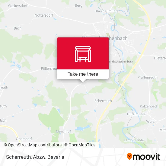 Карта Scherreuth, Abzw