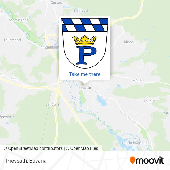 Pressath map