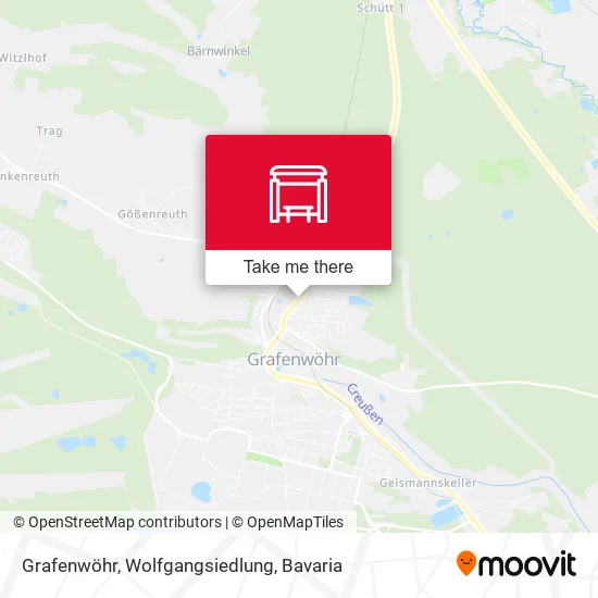 Карта Grafenwöhr, Wolfgangsiedlung