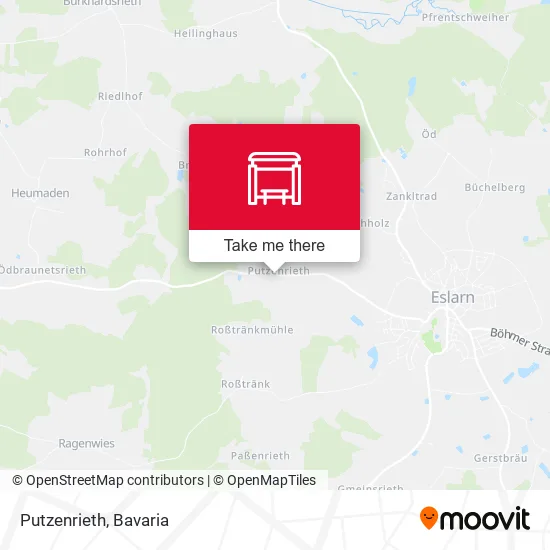 Карта Putzenrieth