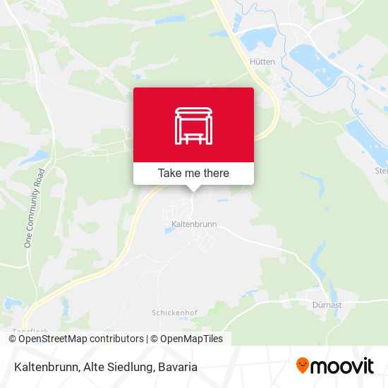 Kaltenbrunn, Alte Siedlung map