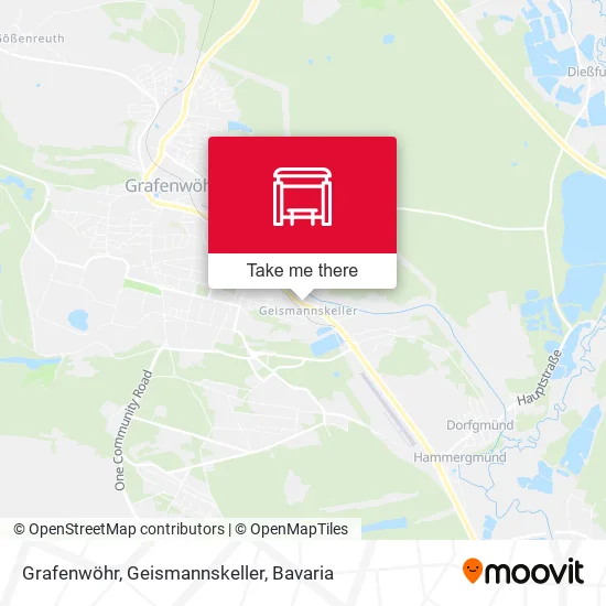 Карта Grafenwöhr, Geismannskeller