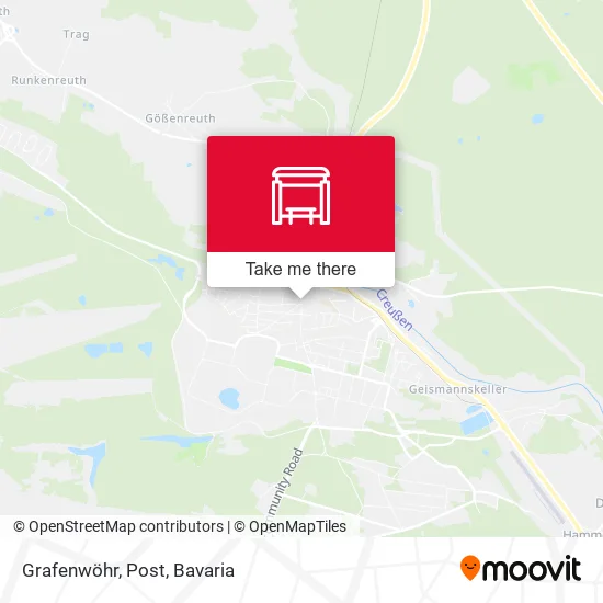 Карта Grafenwöhr, Post