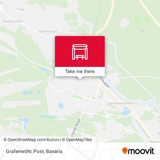 Карта Grafenwöhr, Post