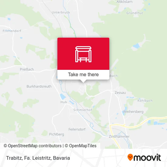 Карта Trabitz, Fa. Leistritz