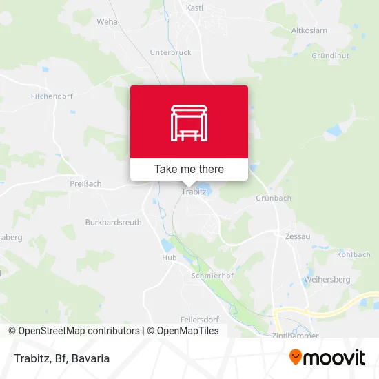 Trabitz, Bf map
