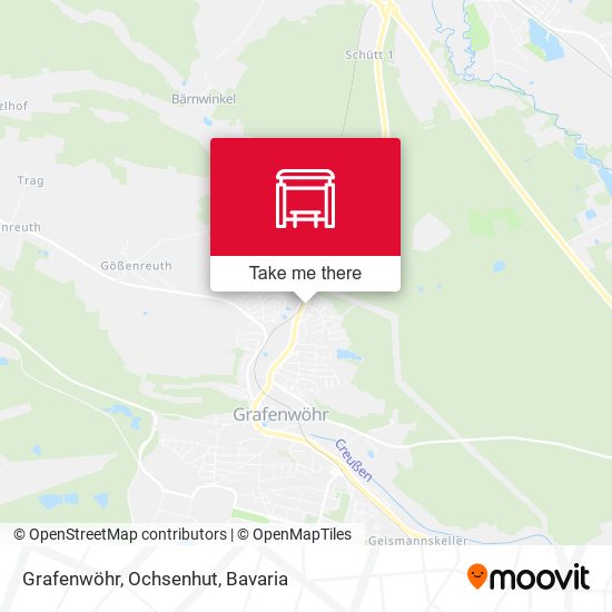Grafenwöhr, Ochsenhut map
