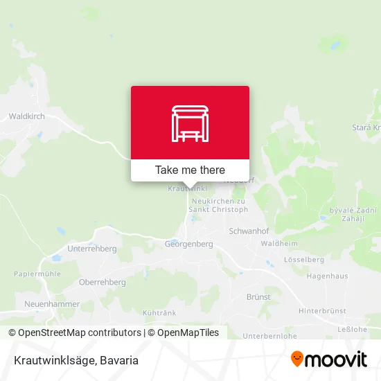 Карта Krautwinklsäge