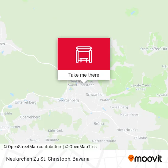 Карта Neukirchen Zu St. Christoph