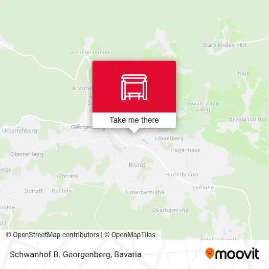 Schwanhof B. Georgenberg map