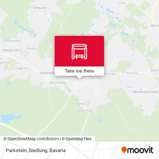 Parkstein, Siedlung map