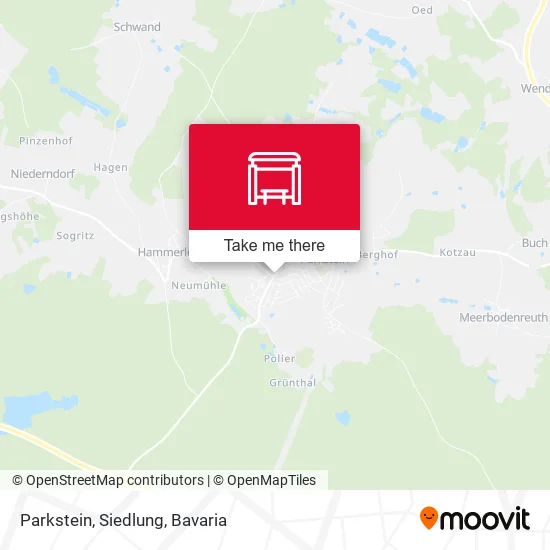Карта Parkstein, Siedlung