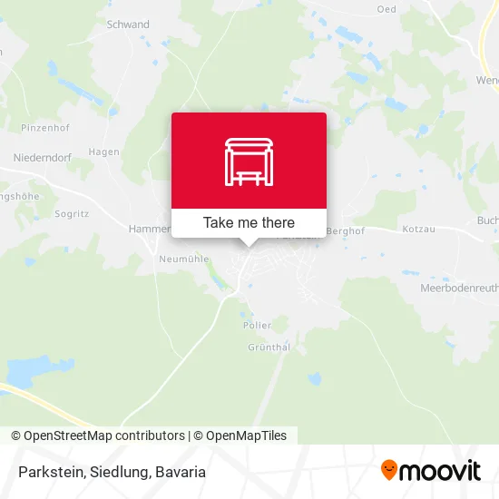 Карта Parkstein, Siedlung