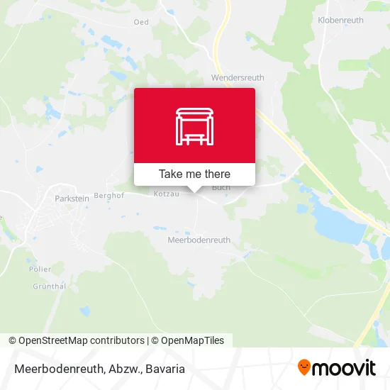 Карта Meerbodenreuth, Abzw.