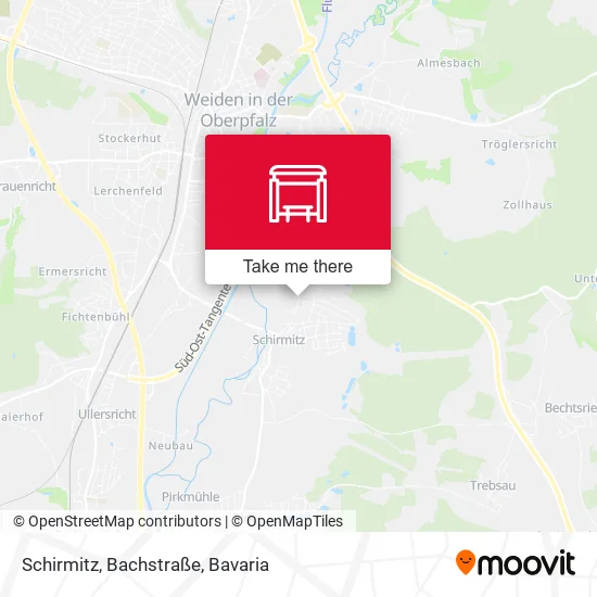 Карта Schirmitz, Bachstraße