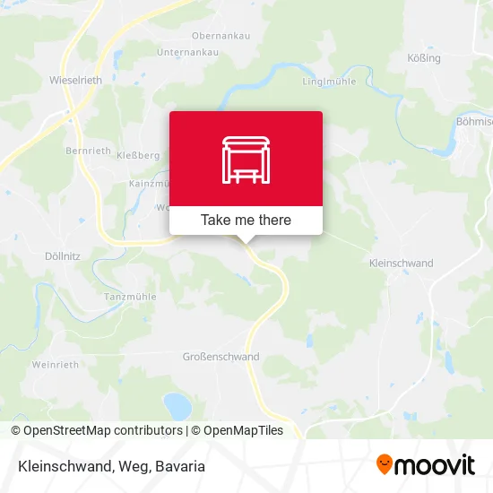 Карта Kleinschwand, Weg