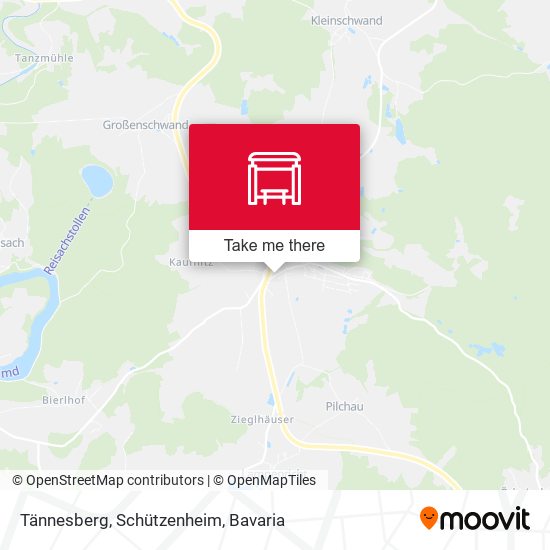 Tännesberg, Schützenheim map