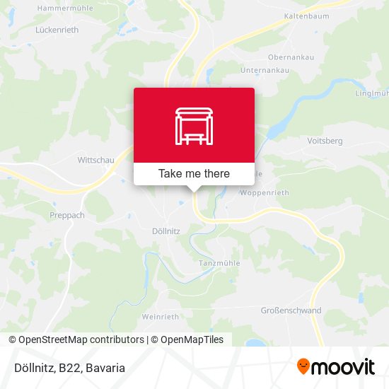 Карта Döllnitz, B22