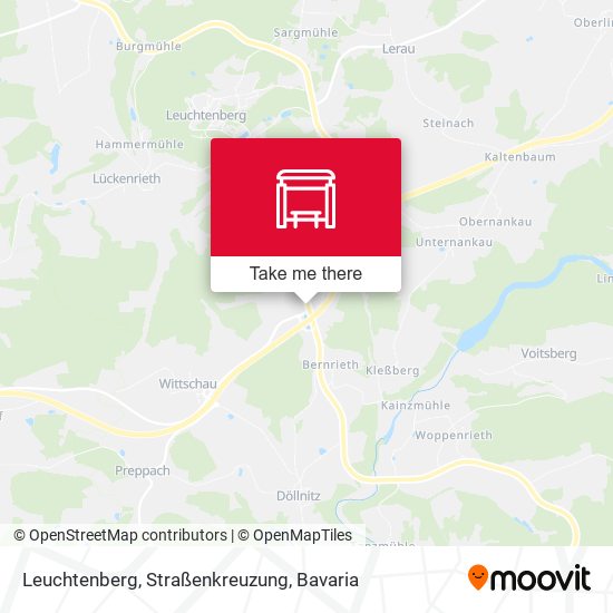 Leuchtenberg, Straßenkreuzung map