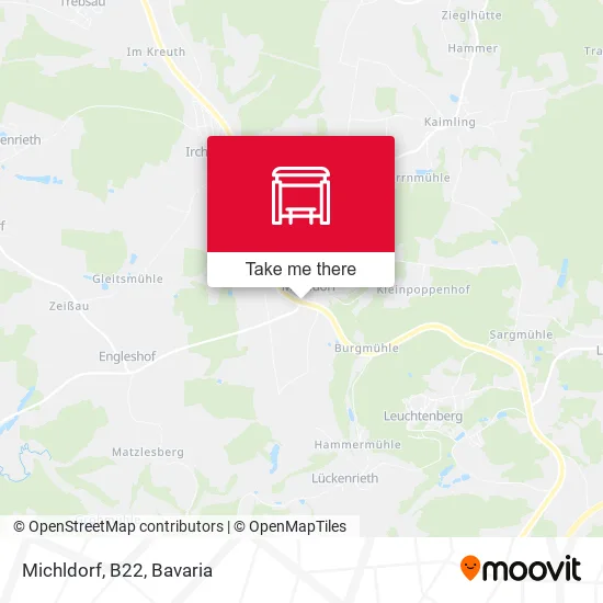 Карта Michldorf, B22