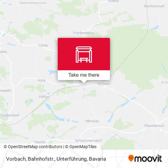 Vorbach, Bahnhofstr., Unterführung map