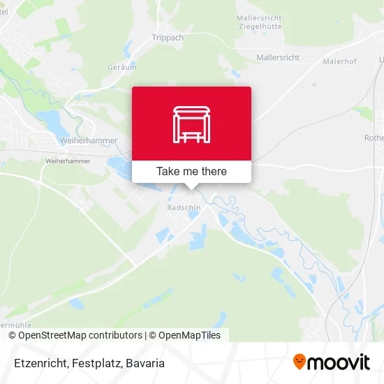 Карта Etzenricht, Festplatz