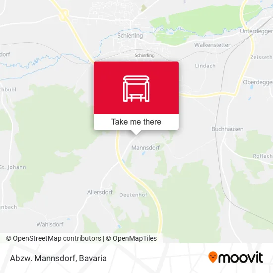 Карта Abzw. Mannsdorf