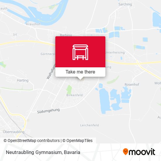 Neutraubling Gymnasium map