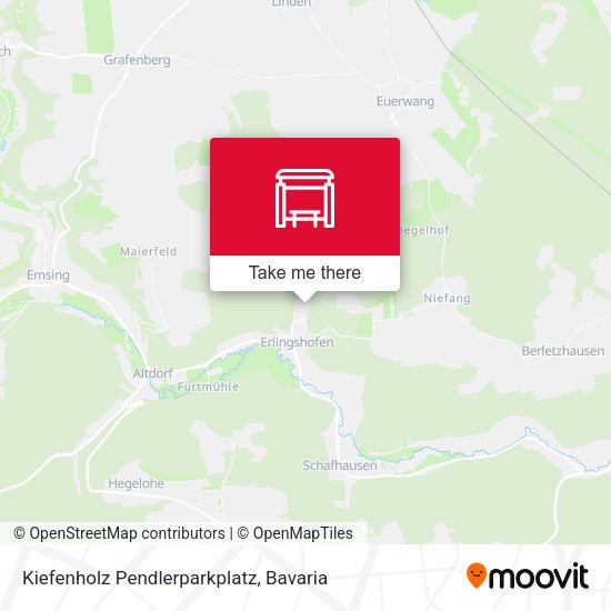 Kiefenholz Pendlerparkplatz map