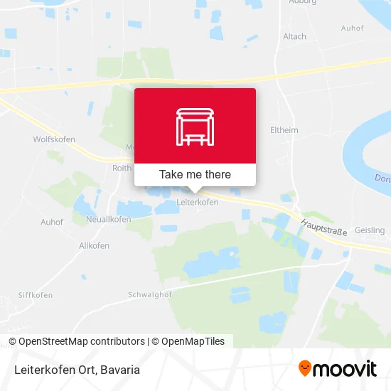 Карта Leiterkofen Ort