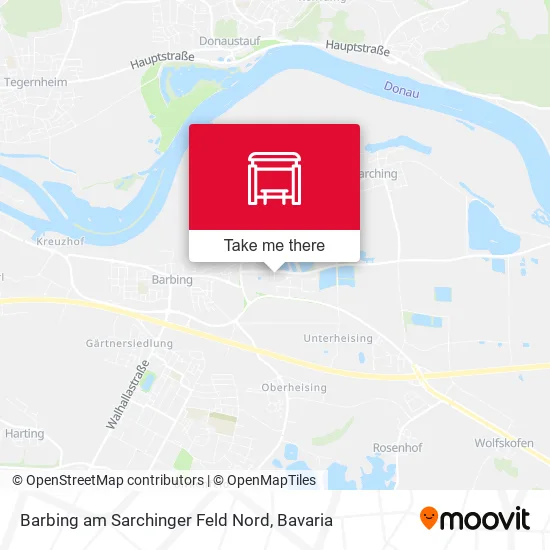 Карта Barbing am Sarchinger Feld Nord