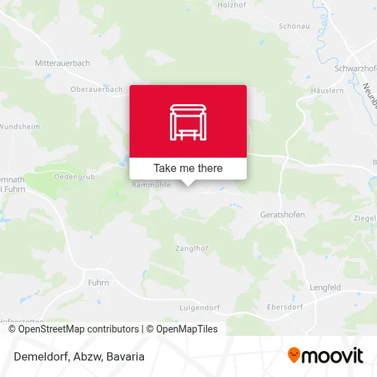 Demeldorf, Abzw map