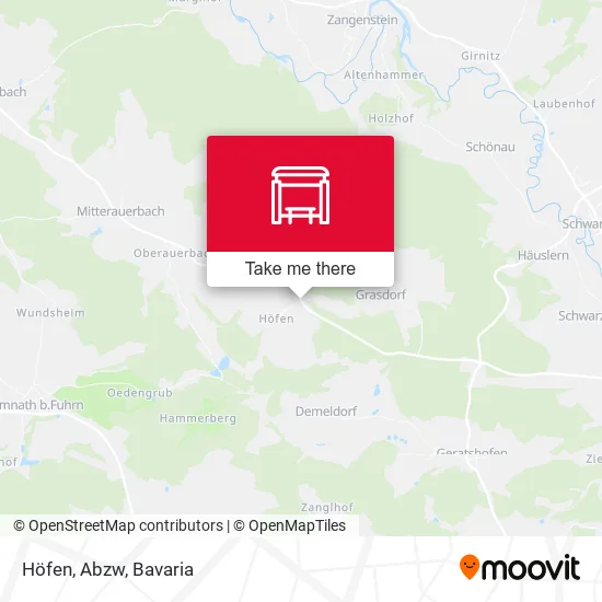Карта Höfen, Abzw
