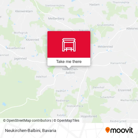 Карта Neukirchen-Balbini