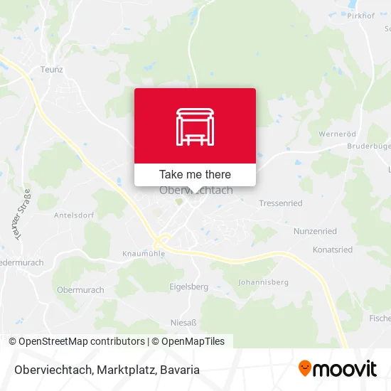 Карта Oberviechtach, Marktplatz