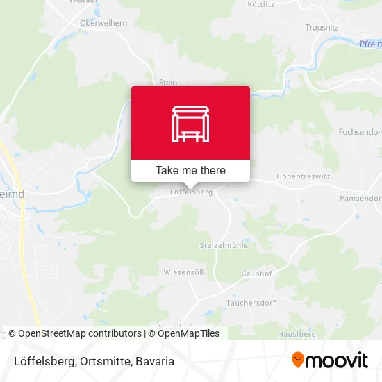 Карта Löffelsberg, Ortsmitte