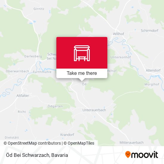 Карта Öd Bei Schwarzach