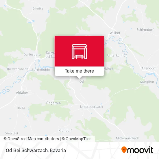 Карта Öd Bei Schwarzach