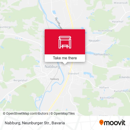 Nabburg, Neunburger Str. map