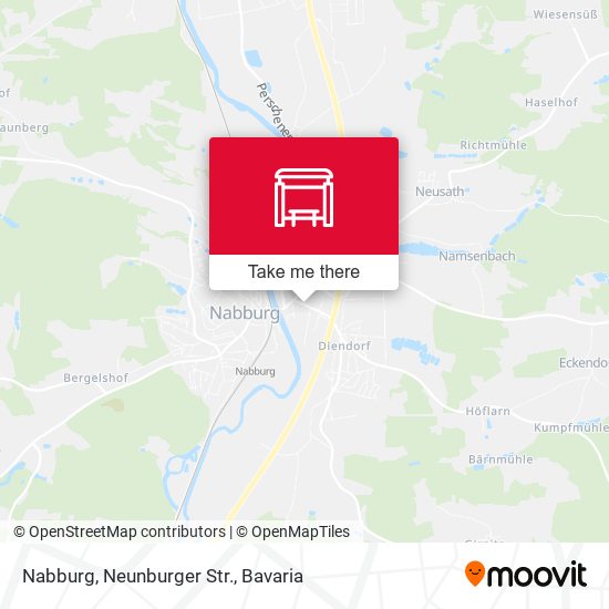 Nabburg, Neunburger Str. map